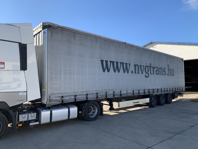 Krone SD függönyponyvás mega félpótkocsi – 3. kép
